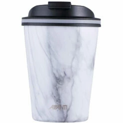 Avanti Go Cup Double Wall 280ml - White Marble