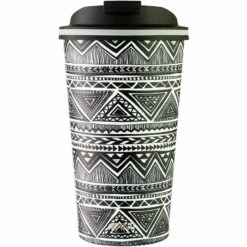 Avanti Go Cup Reusable Coffee Cup 410ml (12oz) - Tribal