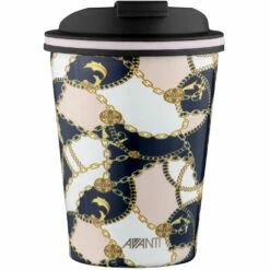 Avanti Go Cup 280ml 8oz Baroque Navy And Pink