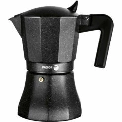 Fagor Tiramisu 6 Cup Aluminium Espresso Maker Charcoal