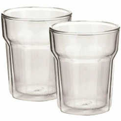Avanti Nove Twin Wall Glass 2 Pc Set - 250ml