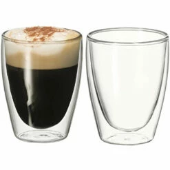 Avanti Caffe Twin Wall Glass Set Of 2 - 250ML