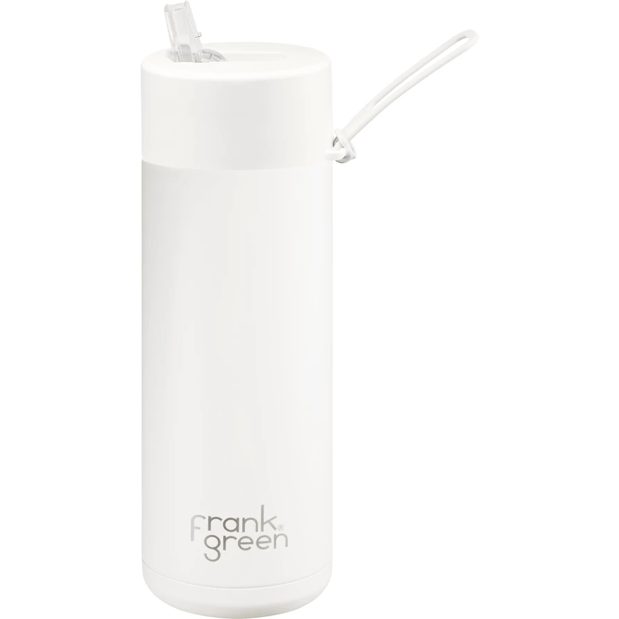 Frank Green 20oz Reusable Bottle - Straw Lid - Cloud 3 Frank Green 20oz Reusable Bottle - Straw Lid - Cloud