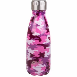 Oasis Double Wall Insulated Drink Bottle 350ml - Camo Pink