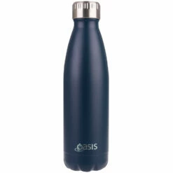 Oasis Drink Bottle 500ml Stainless Steel Double Wall Insulated - Matte Navy