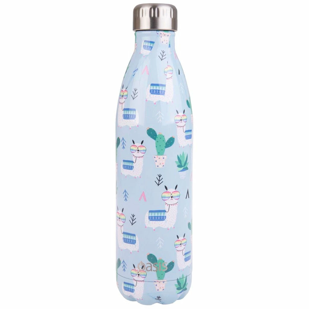Oasis Double Wall Ins. Drink Bottle 750ml (Drama Llama) 3 Oasis Double Wall Ins. Drink Bottle 750ml (Drama Llama)