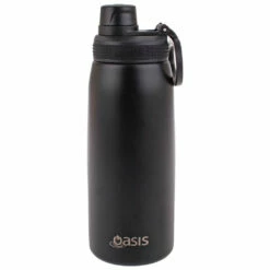 Oasis Insulated Sports Bottle Screw Cap 780ml Black