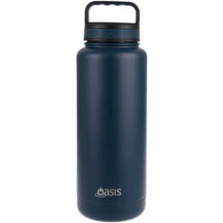 Oasis Titan Bottle 1.2 Litre Stainless Steel Double Wall Insulated - Navy
