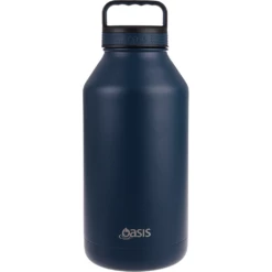 Oasis Titan Bottle 1.9 Litre Stainless Steel Double Wall Insulated - Navy