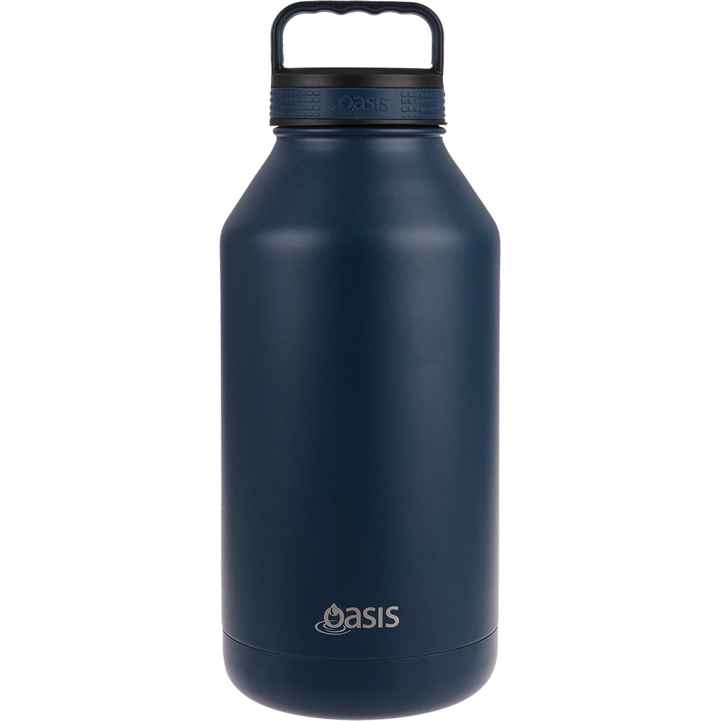 Oasis Titan Bottle 1.9 Litre Stainless Steel Double Wall Insulated - Navy 3 Oasis Titan Bottle 1.9 Litre Stainless Steel Double Wall Insulated - Navy
