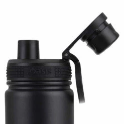 Oasis Insulated Challenger Bottle With Screw Cap 550ml Black -Avanti Sales Shop 8896 1BK f 1024x1024