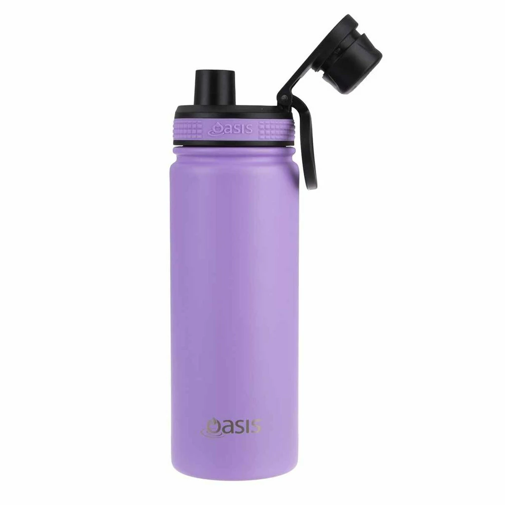 Oasis Insulated Challenger Bottle With Screw Cap 550ml Lavender 4 Oasis Insulated Challenger Bottle With Screw Cap 550ml Lavender - Image 2