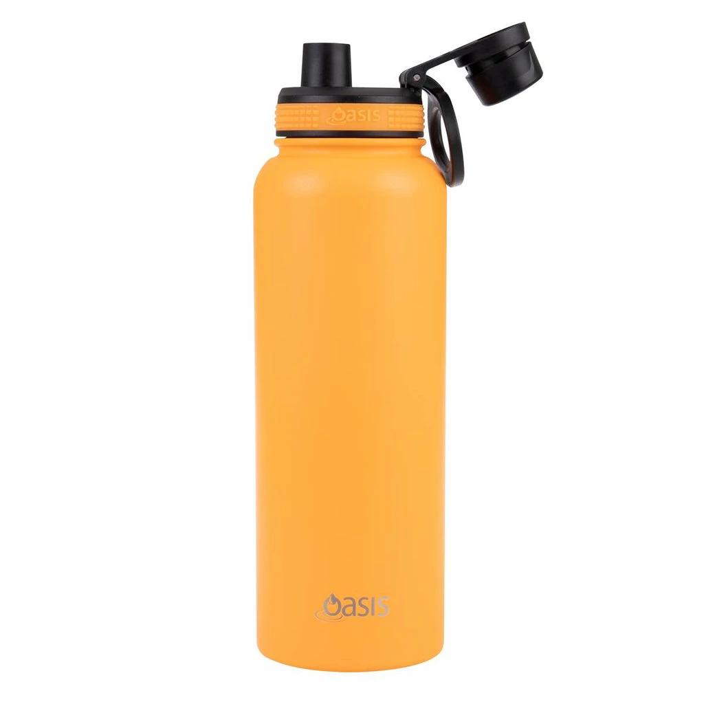 Oasis Insulated Challenger Bottle With Screw Cap 1.1L Neon Orange 4 Oasis Insulated Challenger Bottle With Screw Cap 1.1L Neon Orange - Image 2