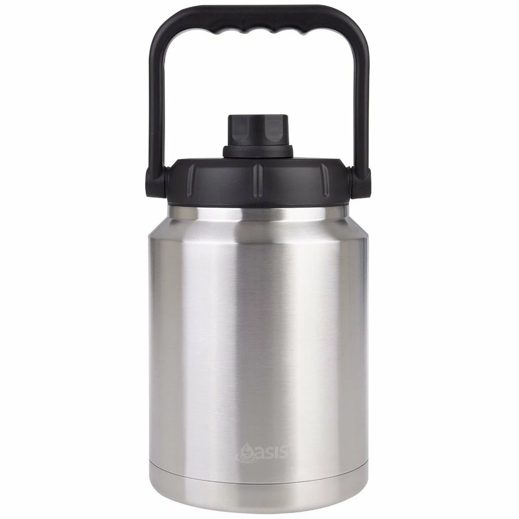 Oasis Insulated Jug With Carry Handle 2.1L Silver 3 Oasis Insulated Jug With Carry Handle 2.1L Silver