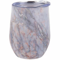 Oasis Double Wall Insulated Wine Tumbler 330ml (Silver Quartz)