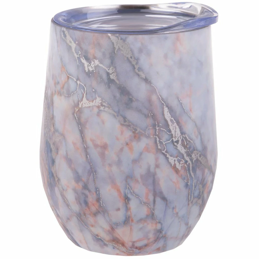 Oasis Double Wall Insulated Wine Tumbler 330ml (Silver Quartz) 3 Oasis Double Wall Insulated Wine Tumbler 330ml (Silver Quartz)