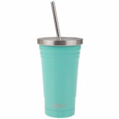 Oasis Double Wall Insulated Tumbler W/Straw
