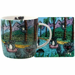 Maxwell And Williams Royal Childrens Hospital UooUoo Mug And Coaster Set By Mulga The Artis