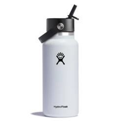 Hydro Flask 32oz Wide Mouth Straw Lid - White