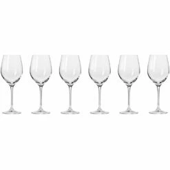 Krosno Harmony Wine Glass 370ml - 6 Piece Set