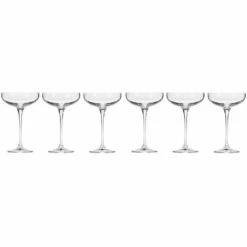 Krosno Harmony Champagne Coupe 240ml - 6 Piece