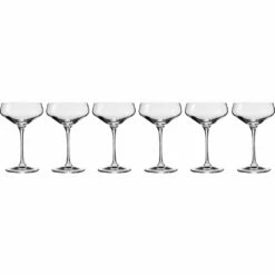 Krosno Avant-Garde Cocktail Glass 230ml Set Of 6 Gift Boxed