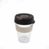KeepCup Original Clear 12Oz Latte Band Black Lid Brown Plug -Avanti Sales Shop MBCLBK12 1024x1024