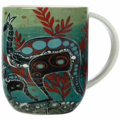 Maxwell And Williams Melanie Hava Journeys Mug 440ML Kangaroos Gift Boxed