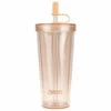 Oasis Double Wall Smoothie Tumbler With Straw 520ml Peach -Avanti Sales Shop Oasis Drink Bottles Matchbox 8919ph 1024x1024
