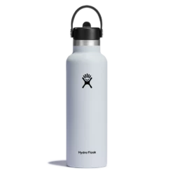 Hydro Flask 21oz Standard Mouth Straw Lid - White