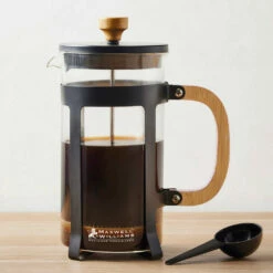 Maxwell And Williams Blend Sumatra Coffee Plunger 1L - Black / Bamboo -Avanti Sales Shop Social Square Maxwell Williams Blend Sumatra 1L 1024x1024