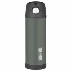 Thermos Funtainer Vacuum Insulated Drink Bottle Charcoal 470ml