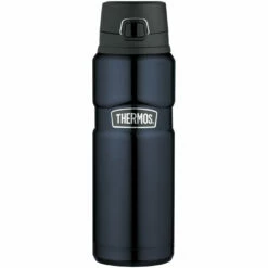 Thermos Stainless King Vacuum Insulated Bottle With Flip Lid 710ml - Midnight