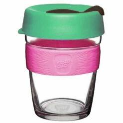 KeepCup Brew Reusable Glass Coffee Cup Medium 12oz - Llama